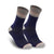 Blue and gray cycling socks