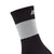 Black socks thick white stripe