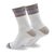 White and gray cycling socks