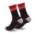 High cycling socks black with red